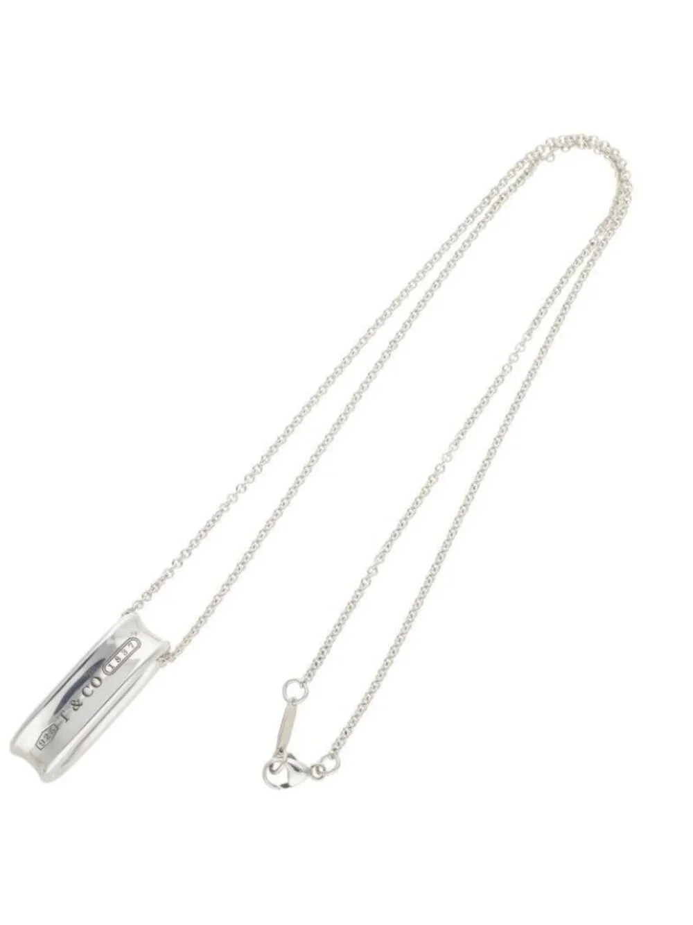 Tiffany & Co Narrow Over Loulou Silver Necklace